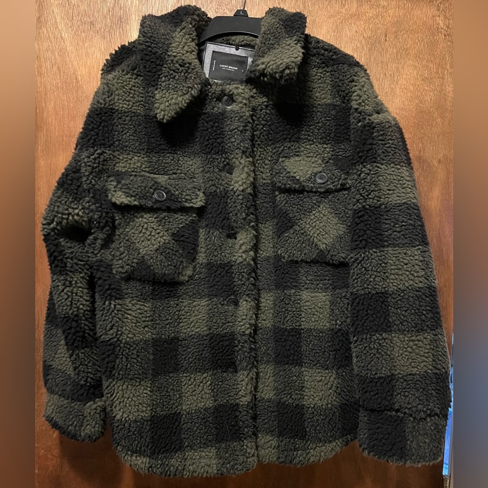 Lucky Brand Sherpa Shacket
